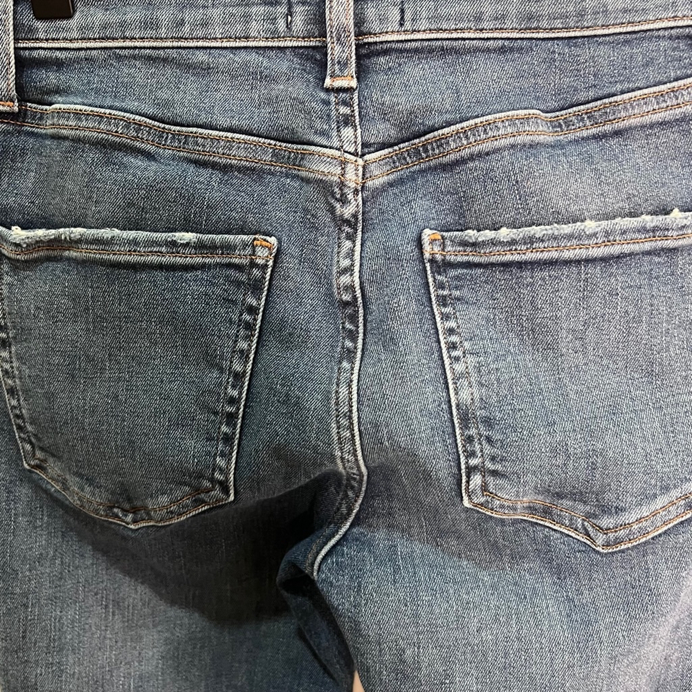 AGOLDE Jeans Distressed Blue Trendy Skinny Denim Cotton Turkey 90’s Slim Vintage - Picture 8 of 16